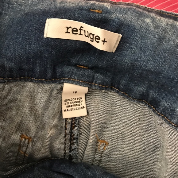 refuge jeans size 16